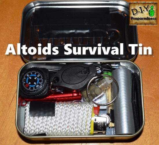 Mini Altoids tin survival fishing kit