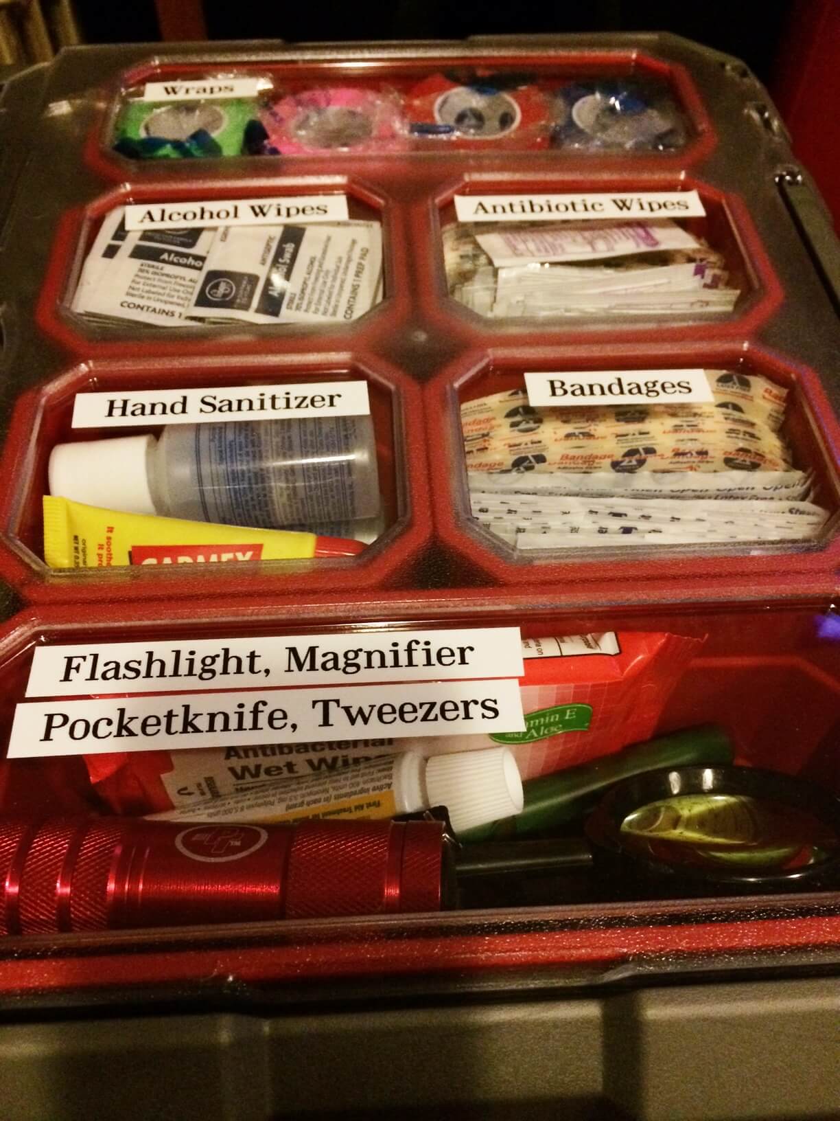 Big First Aid Kit Box Top Part