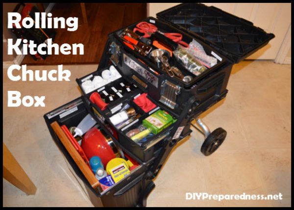 DIY Portable Camping Kitchen, Mobile Kitchen Organized, Kitchen