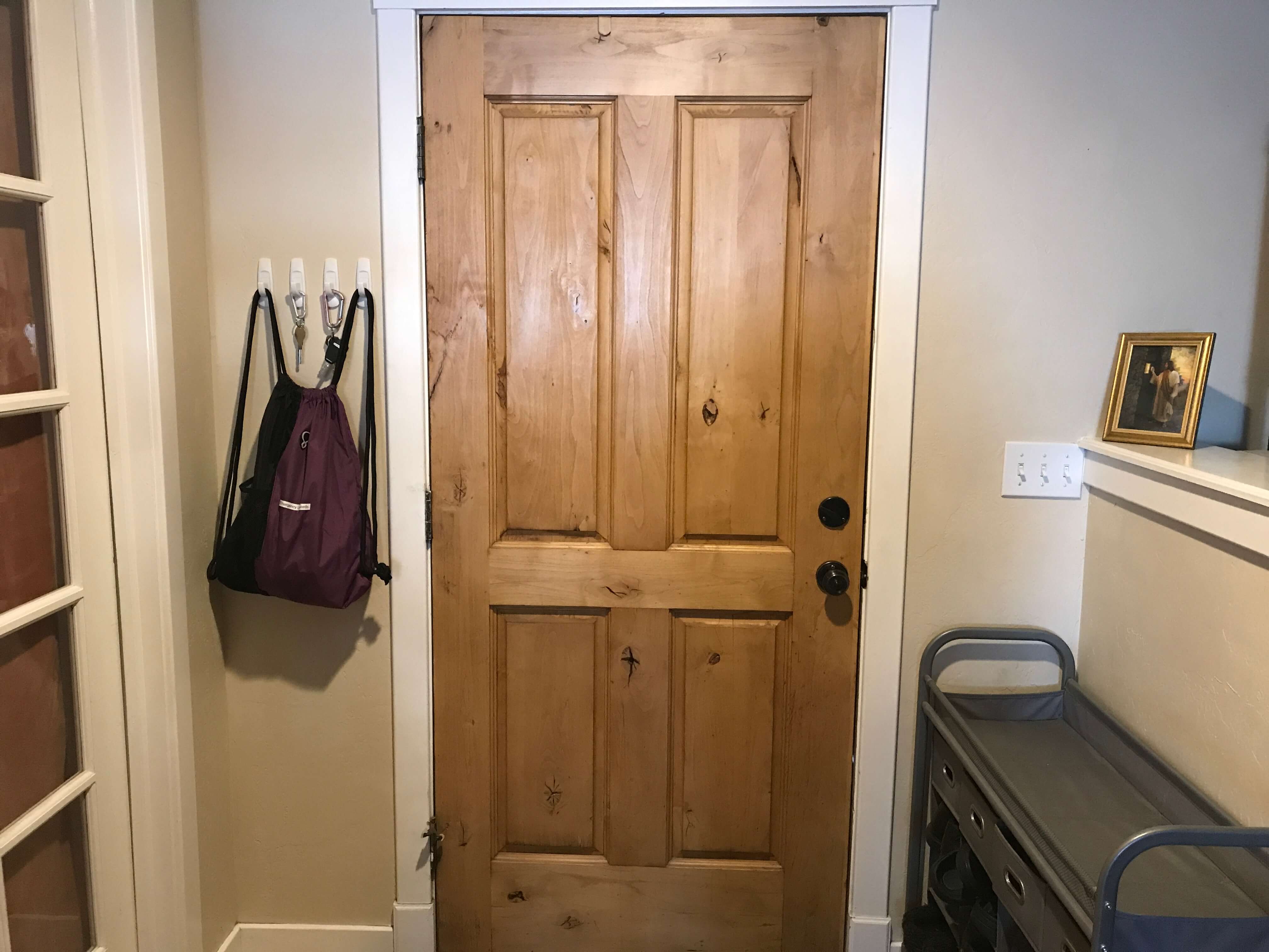 Emergency Lanyards Hanging By the Door 